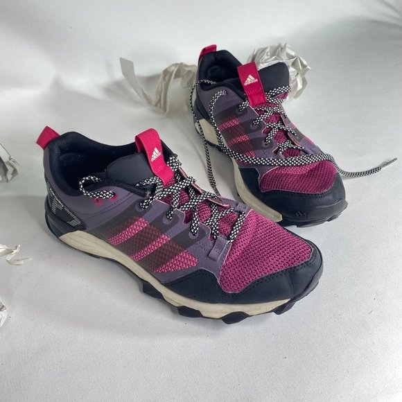Adidas Kanadia TR7 Trail Running Shoe Purple/Black Sz 8 - Picture 1 of 7